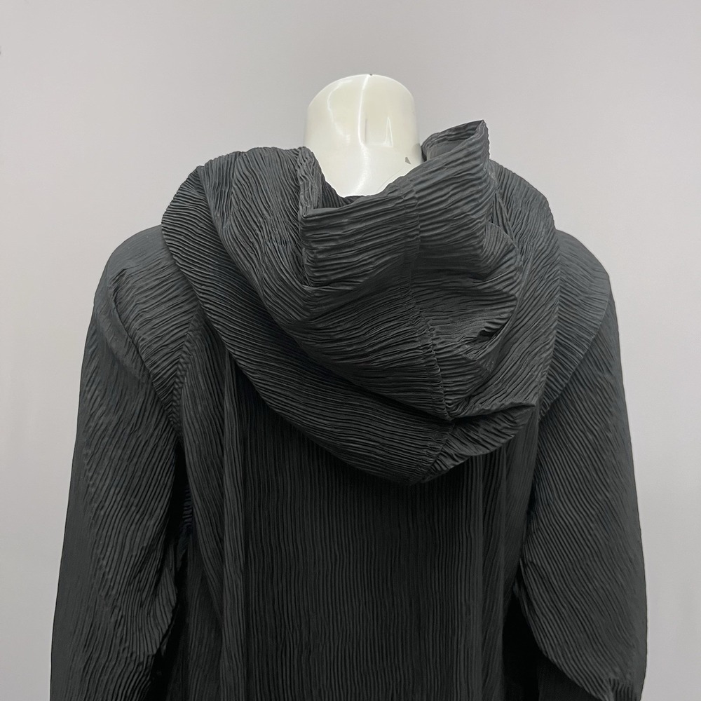 Mycra Pan One Reversible Coat Black Hood Artsy Style Size 1‎ - S/M Fits Large L - Picture 9 of 12